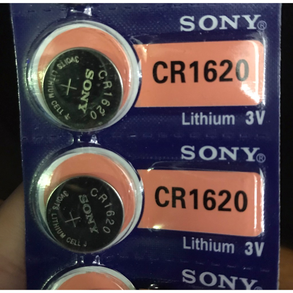 2 viên Pin cúc Sony made in Japan 3V CR2032, CR2025, CR2016, CR1632, CR1620 , CR1616, CR1220 – Pin cúc Sony lithium 3V