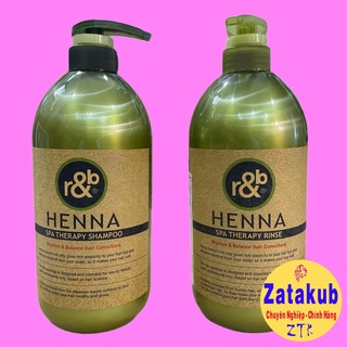 Cặp gội xả phục hồi tóc r&b henna spa therapy 1000mlx2