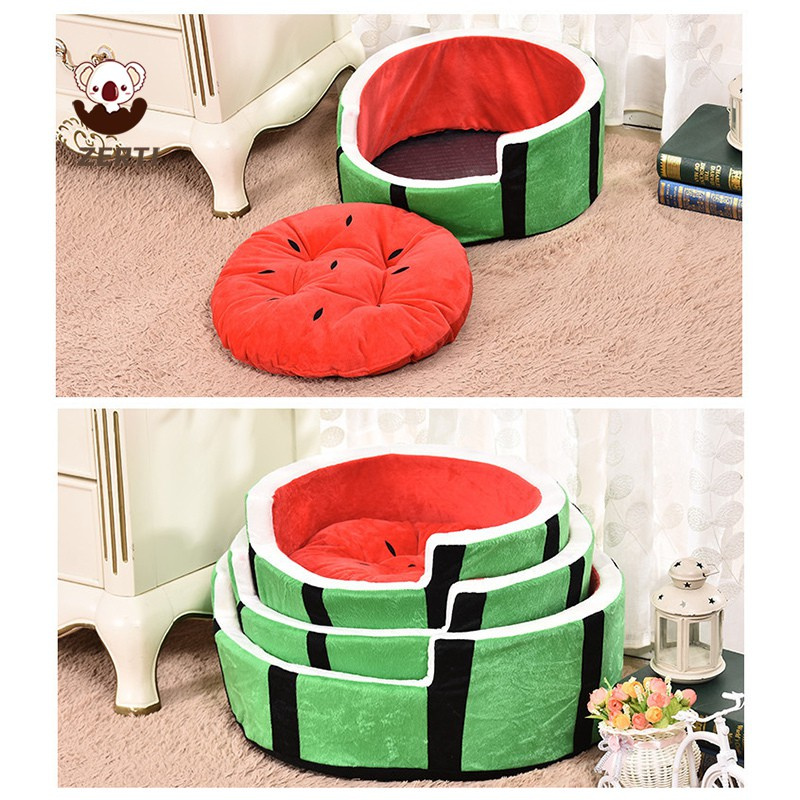 Giường Ngủ Hình Dưa Hấu Cho Thú Cưng