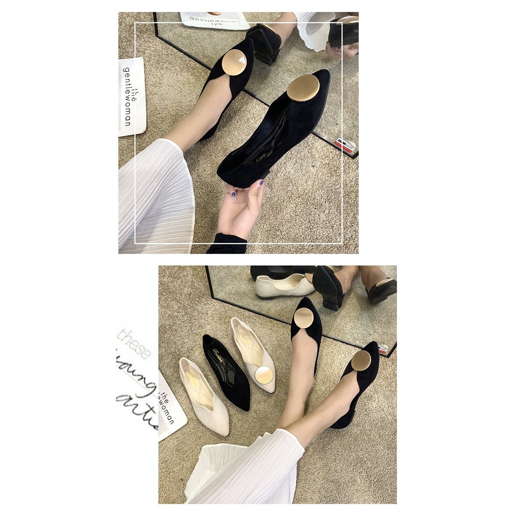 Giày Búp Bê Mũi Nhọn Thời Trang Hè 2019 Cho Nữ | BigBuy360 - bigbuy360.vn