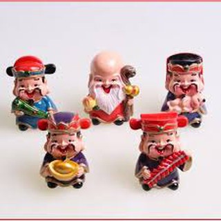 Bộ 5 tượng thần tài phúc lộc thọ