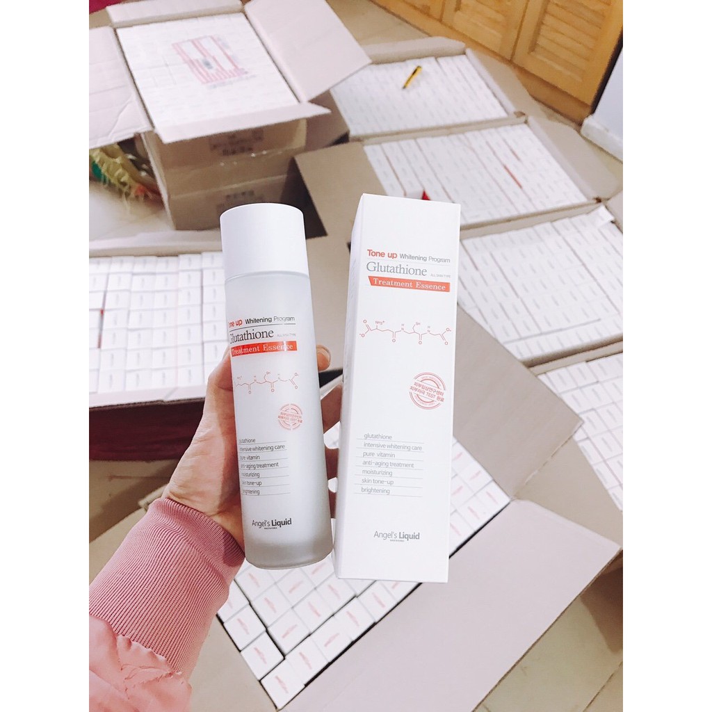 Nước thần Angel's Liquid Tone up Whitening Program Glutathione treatment Essence