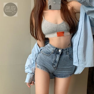 Quần short lưng cao ôm hông thời trang cho nữ