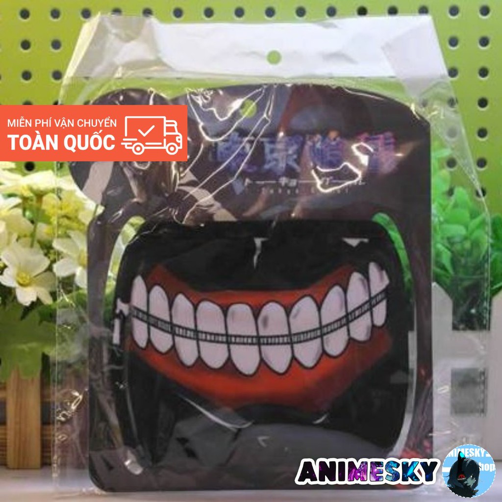 Mặt nạ Kaneki - Khẩu trang vải Kaneki không khóa