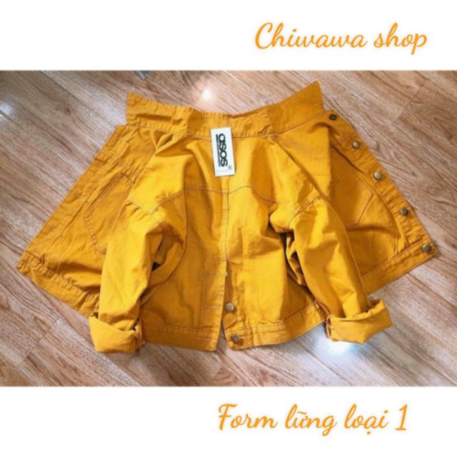 [Hình thật] Áo khoác Kaki nữ form lững 3 nút sau dưới 58Kg thời trang loại 1 CHI09