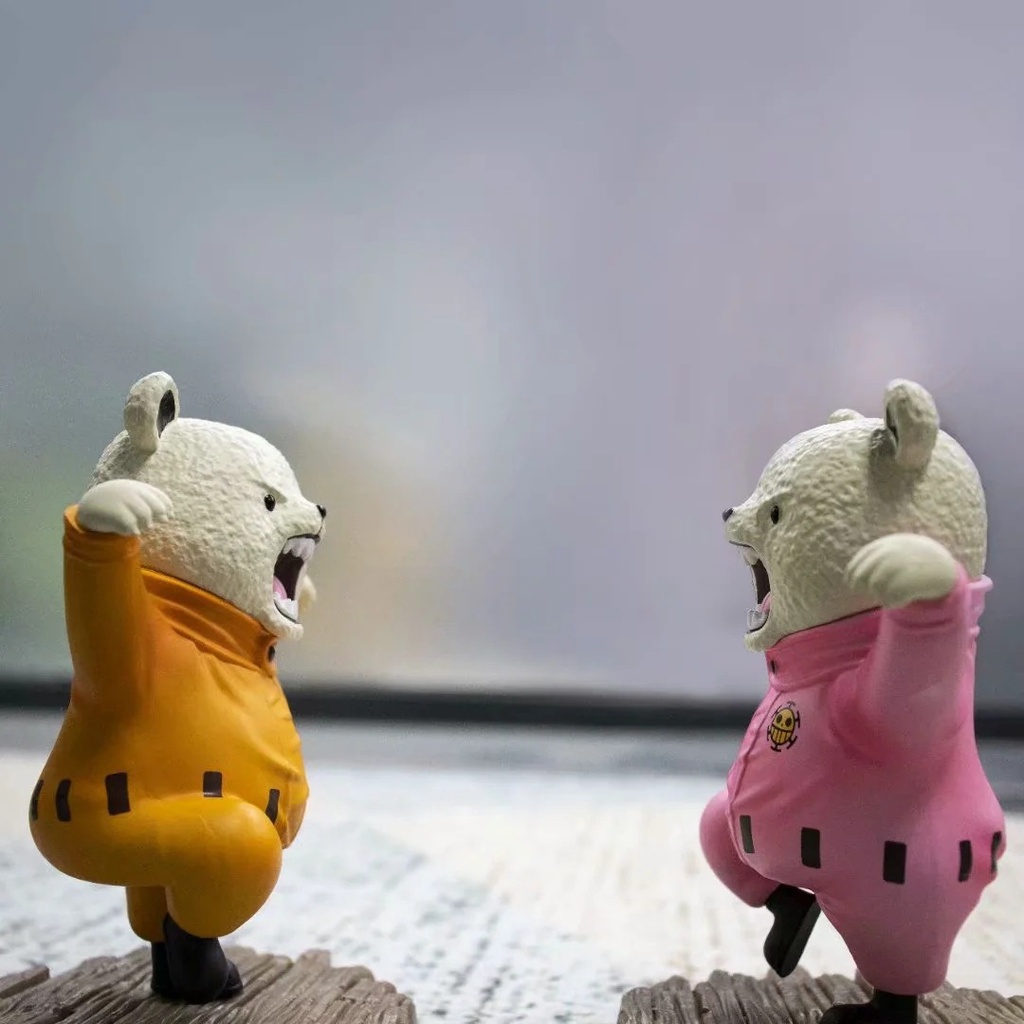 Mô Hình Nhân Vật Phim Hoạt Hình One Piece Bằng Pvc Bepo Bear Figure Red Heart Priate Law Packed in Box Model