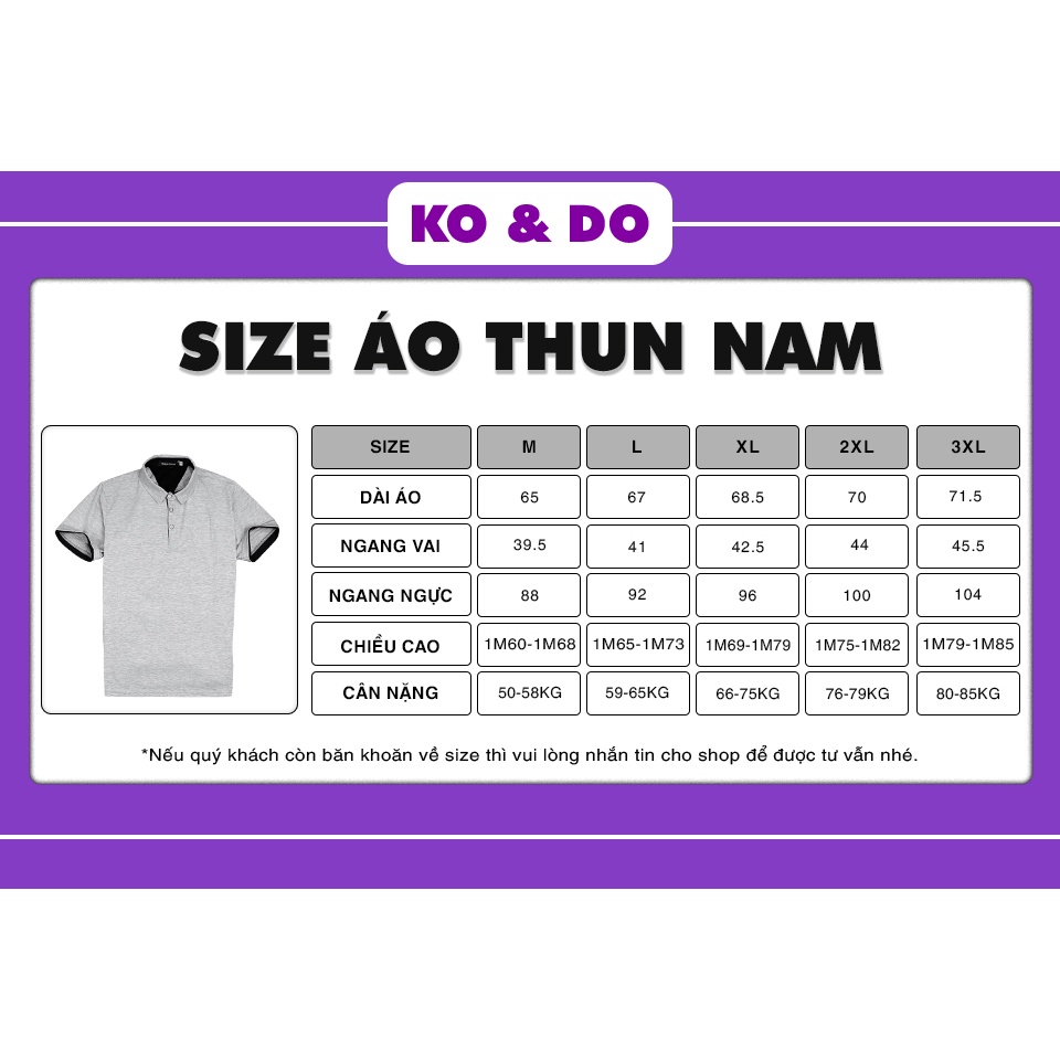 Áo thun nam polo KO&DO Áo ngắn tay nam mã "TT9-Q" cổ bẻ tập gym co giãn dáng trơn tay lỡ đẹp mùa hè công sở