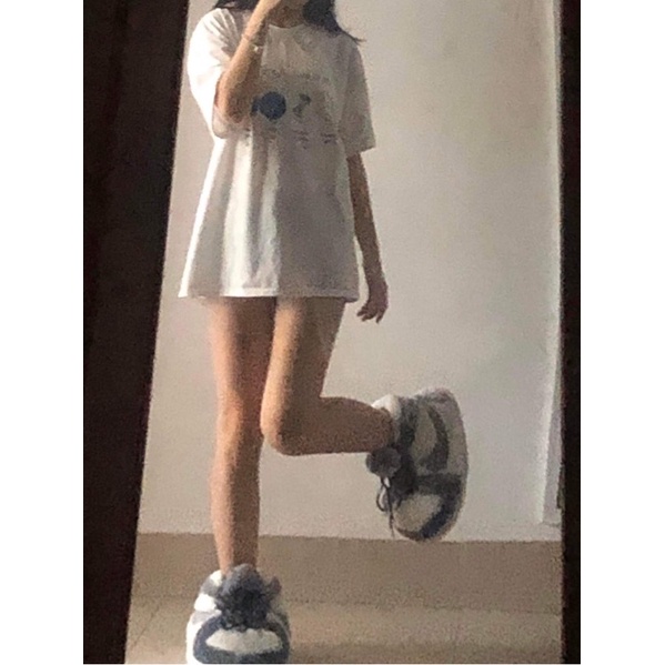Giày Bông Ấm Sneaker Cute