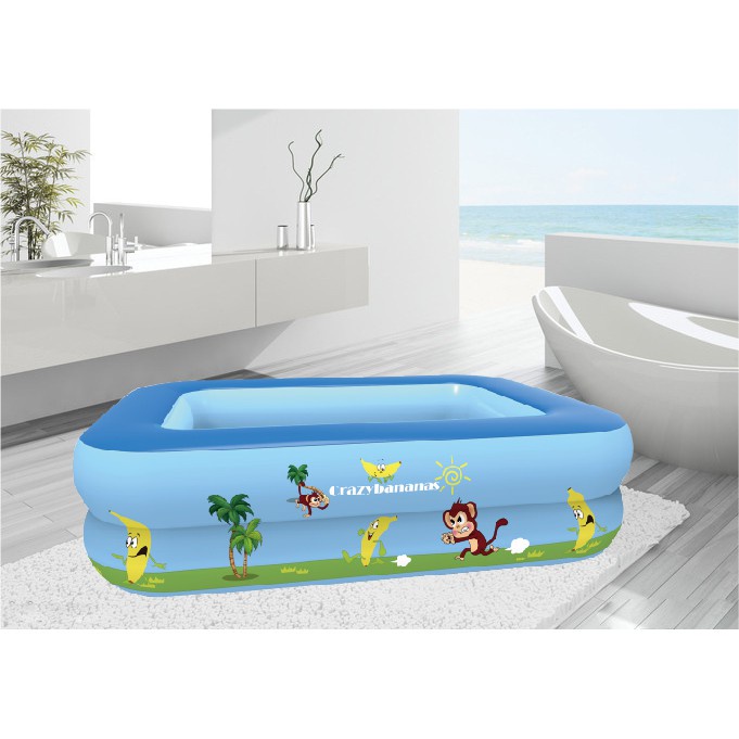 Bể bơi phao 2 tầng cho bé size 115x85x35cm