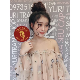 Tóc búi 🌸 FREESHIP 🌸 BÚI HOA HỒNG (full màu)