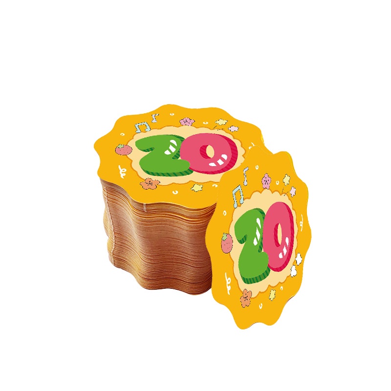 Set 100 Thẻ Bài Đồ Chơi Hình Hoa Sáng Tạo Cho Bé