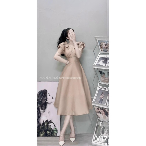 (FREE SHIP) ĐẦM XÒE TAP TA TAY PHỐI CÁCH ĐIỆU CỰC XINH XINH LUNG LINH ĐẸP TINH TẾ HHP