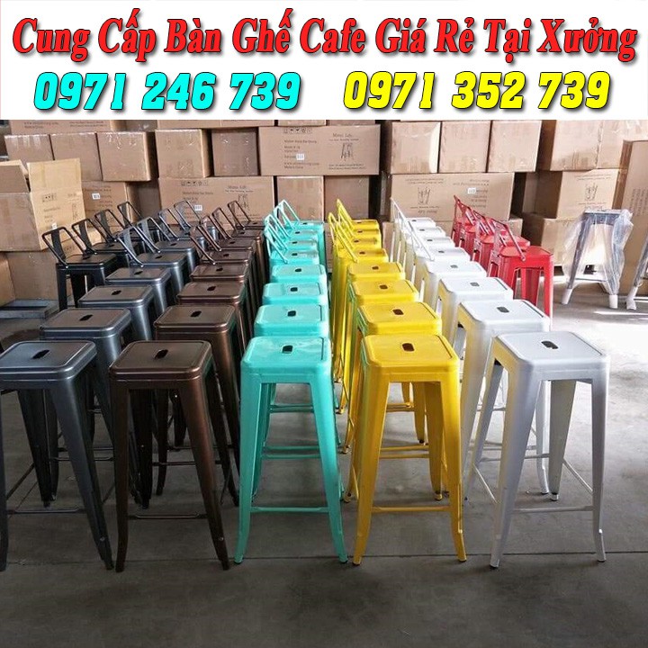 Ghế cao, ghế bar tolix nhập khẩu giá rẻ nhất