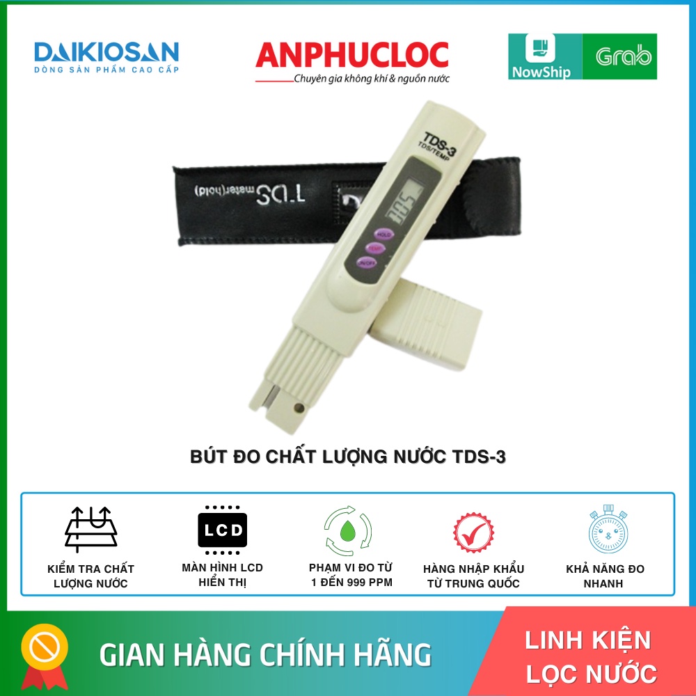 BÚT ĐO CHẤT LƯỢNG NƯỚC TDS3