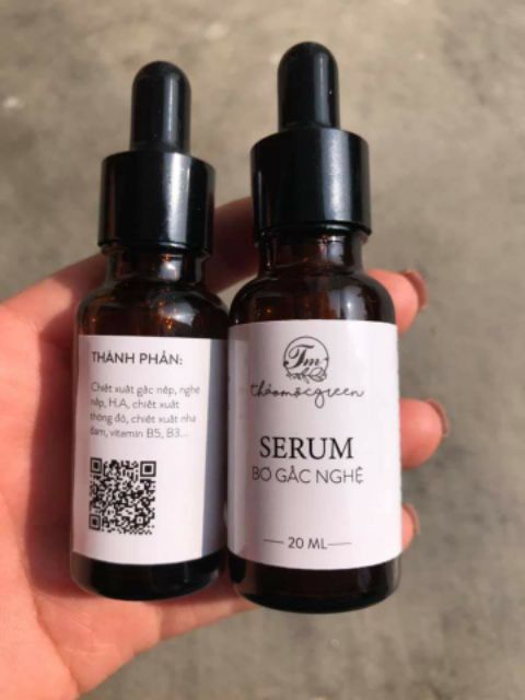 Serum bơ gấc nghệ ( cấp ẩm tức thì, căng bóng, mờ thâm nám, giảm mụn)( 20ml)