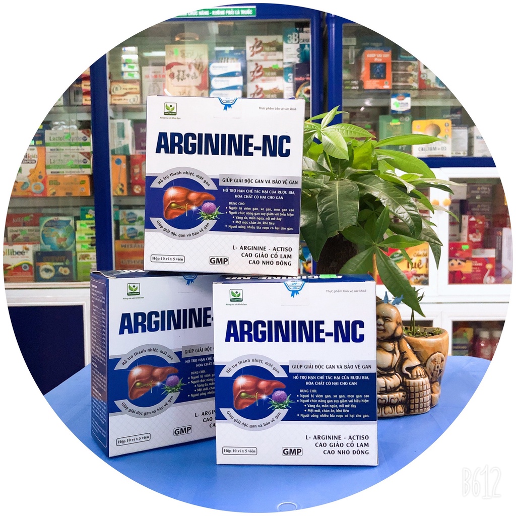 Giải Độc Gan Arginine-nc bảo vệ tế bảo gan, giảm ngứa, nổi mề đay