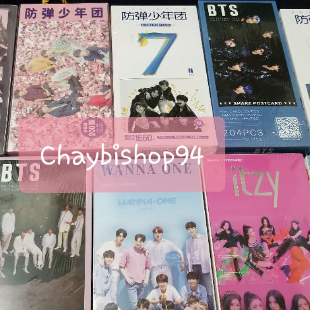 Hộp postcard BTS MOTS7 (mua trên 2 hộp gửi 2 ver khác nhau)