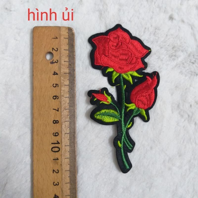 Hoa trang trí ,hình ủi và hình may,