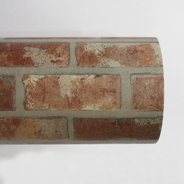 Giấy Dán Tường Giả Gạch Hàn Quốc Cao Cấp, Chất Liệu PVC (Phim Dán Nội Thất) - B896-NG - Bricks Stone