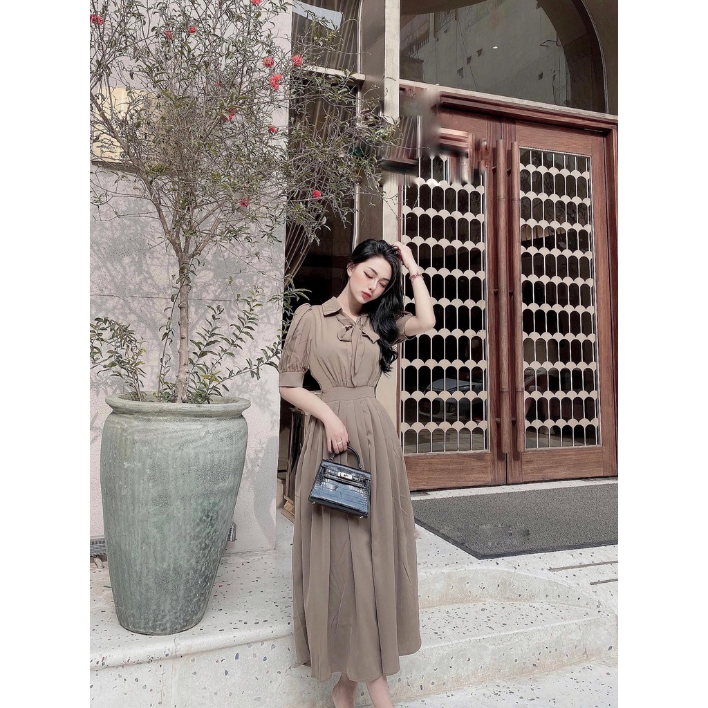 Váy xếp li chất siêu đẹp 4 màu