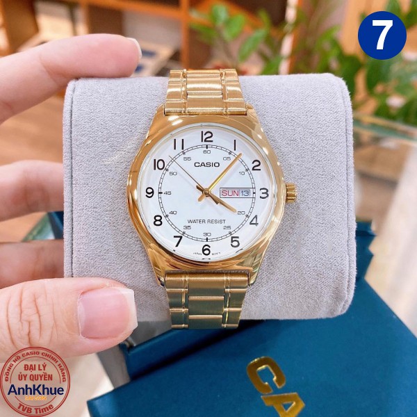 Đồng hồ nam dây kim loại Casio Standard chính hãng Anh Khuê MTP-V006 Series