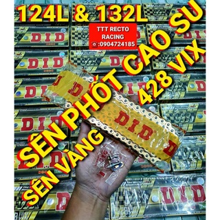 Sên vàng phốt tfx/did 428 vix 124l & 132l chính hãng thailan dùng cho exciter/winner/raider/satria fi/tfx. ..