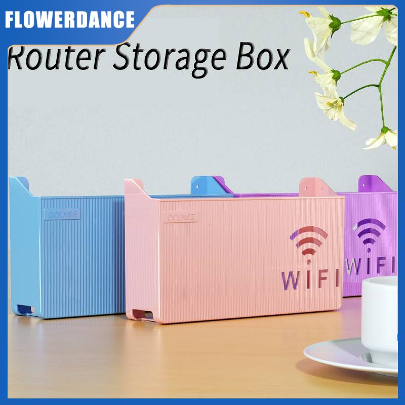 1Pc Wifi Kệ Set-Top Box Giá Treo Tivi Router Giá Đỡ Hộp Bảo Quản Tường Máy Chiếu Không Gian Tường máy Khoan/Giá Treo Tường Modem Giá Đỡ Người Tổ Chức Flowerdance
