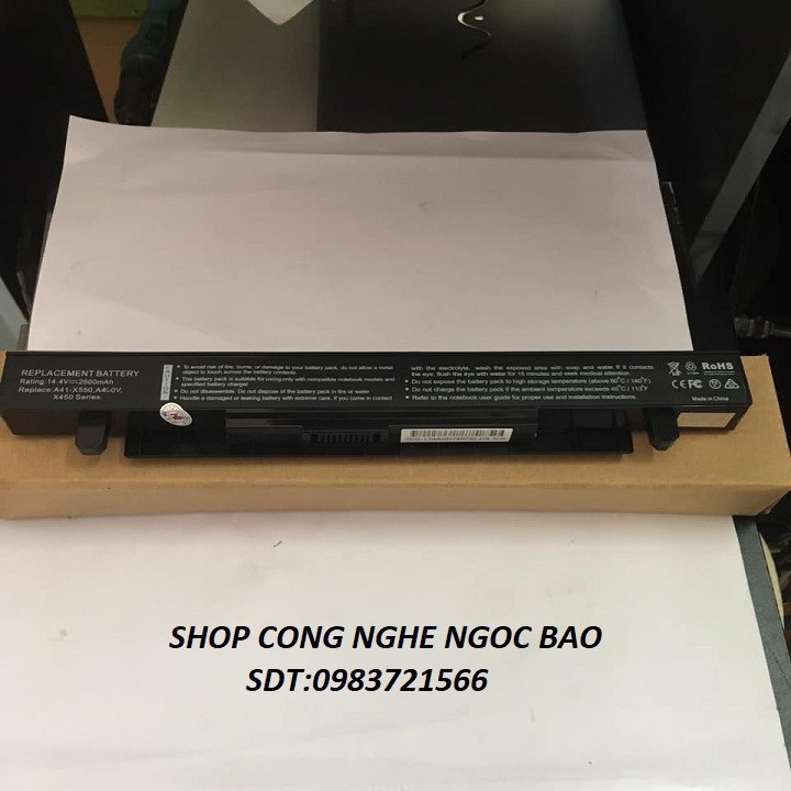 Pin Laptop Asus X450C X450CA X450CC X450CP