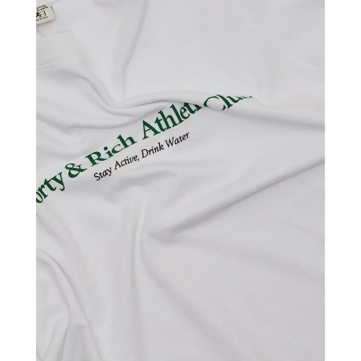 Áo thun cotton unisex Sporty & Rich Athletic Club