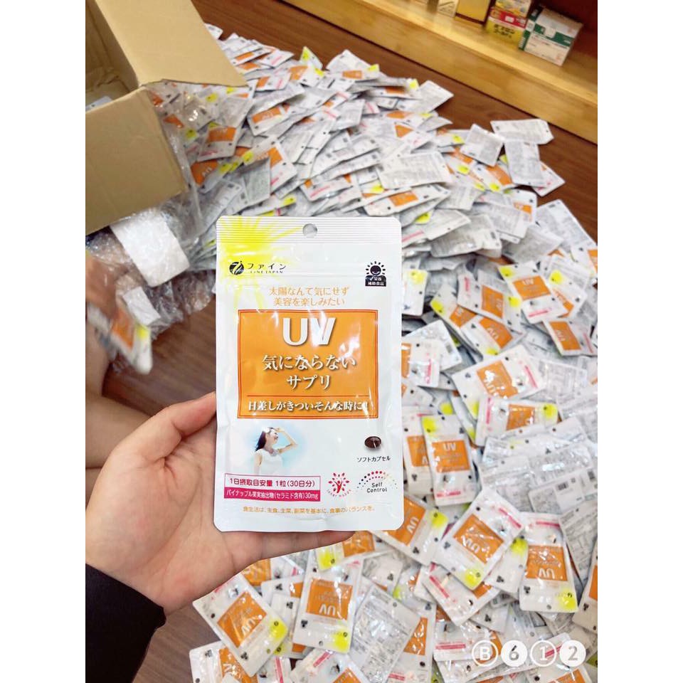 [Sẵn hàng] Viên uống chống nắng UV Care Plus - Viên uống chống nắng Nhật Bản UV Fine Japan | Thế Giới Skin Care