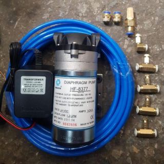 Bơm phun sương gồm 10m dây và 5 đầu phun