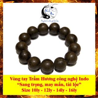 VÒNG TRẦM HƯƠNG CÔNG NGHỆ INDO CAO CẤP