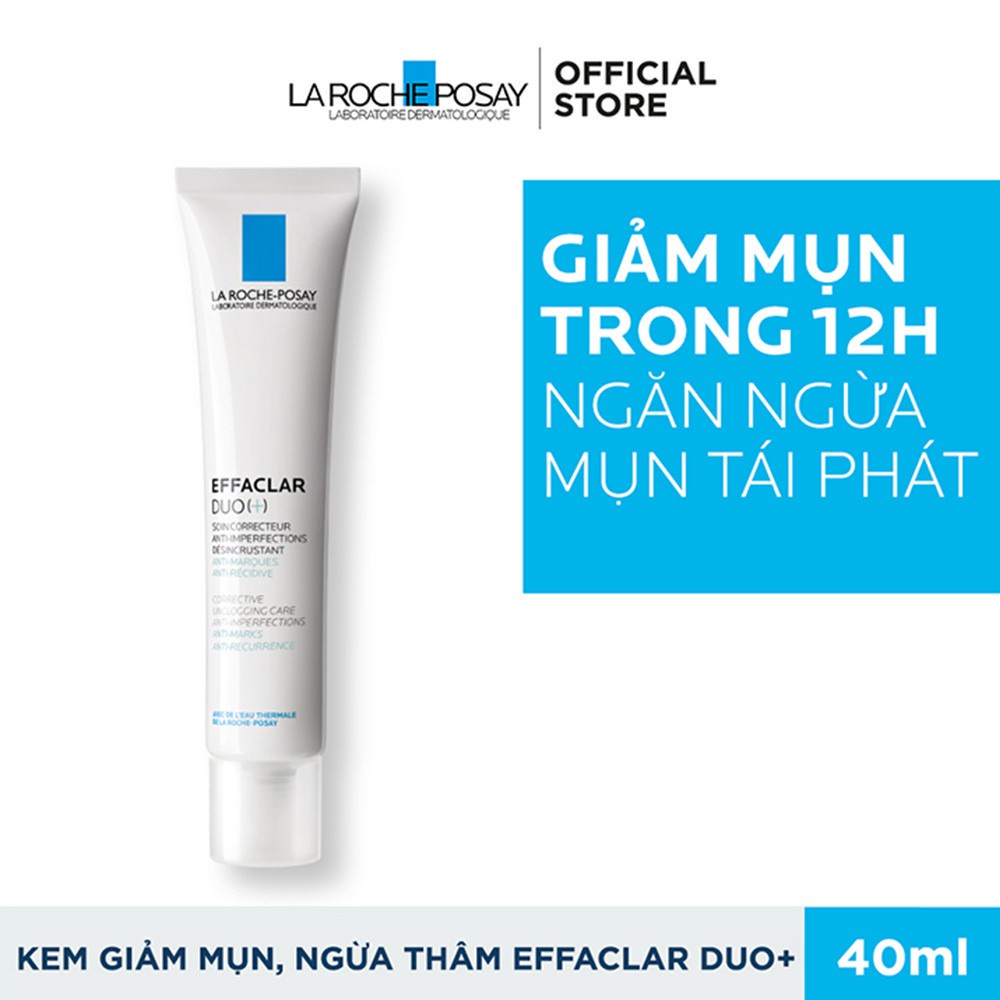 [Mã FMCGMALL -8% đơn 250K] Bộ sản phẩm giảm dầu, giảm mụn ngừa thâm hiệu quả La Roche-Posay Effaclar Duo+ | WebRaoVat - webraovat.net.vn