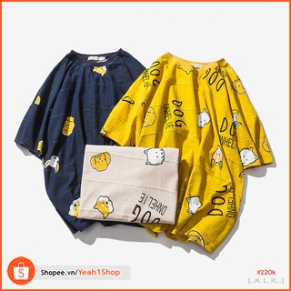 [Yeah1Shop]- Áo thun chó trắng (M,L,XL)