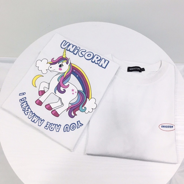 ÁO THUN IN UNICORN