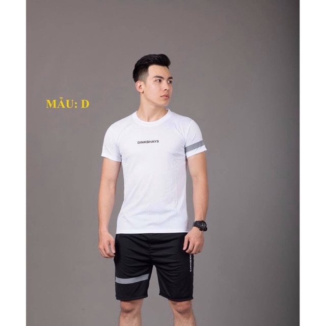 Đồ bộ thể thao nam in chữ Dink mặc nhà, set đồ nam mẫu mã mới 2021