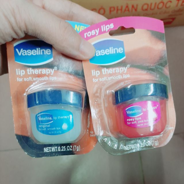 Vaseline lip therapy hũ 7g