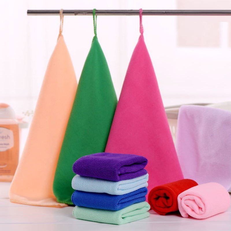 Khăn Vi Sợi 25x25cm Vệ Sinh Đa Năng Tiện Dụng