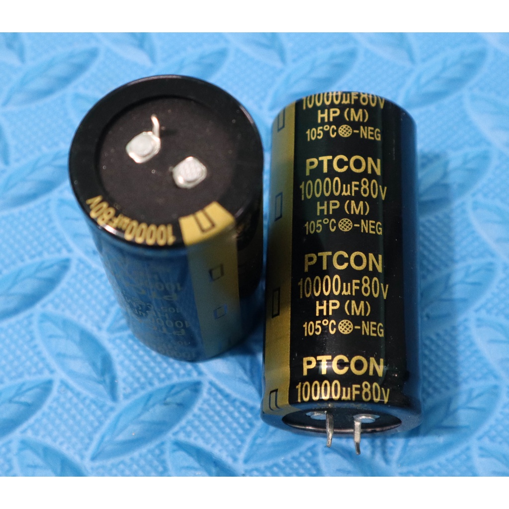 Tụ Amply HTCON/PTCON 10000uF/80V Với Kích Thước 7 X 3,5 Chất Lượng Cao - 1 Cái