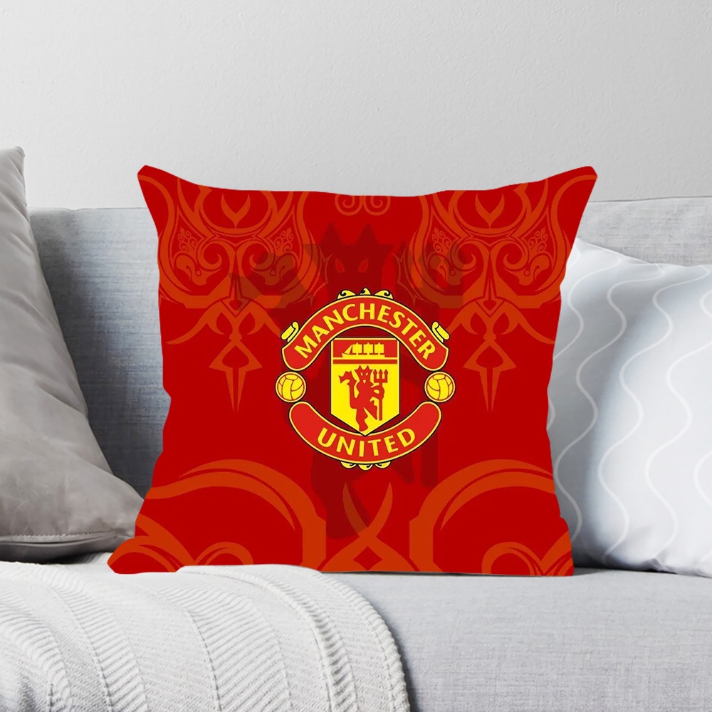 Áo Gối Hai Mặt In Hình Đội Tuyển Bóng Đá Manchester United 3D