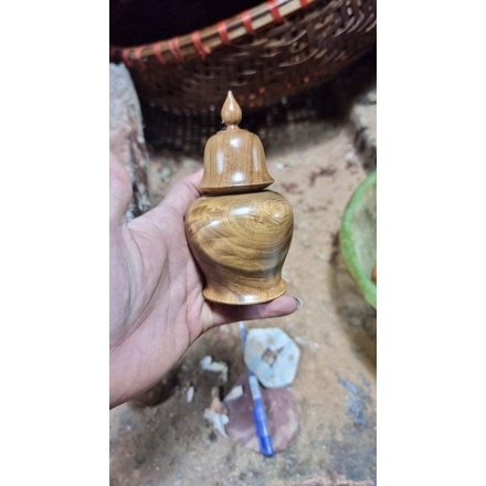 Lọ tăm gỗ thơm bách xanh mẫu quả chuông
