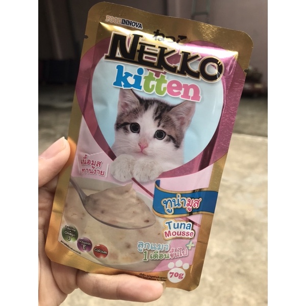 Patê Nekko Kitten 70g cho mèo con