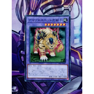 Thẻ bài yugioh ocg amazoness pet liger - dp27-jp043 - common