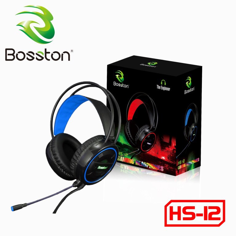 Headphone Bosston HS-12 Chính Hãng Chuyên Game Net, Học Tập,.......