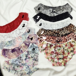 Quần lót tam giác ren sexy🔥 QL31 ren hoa văn 11 màu mẫu cổ điển gợi cảm {{store}}