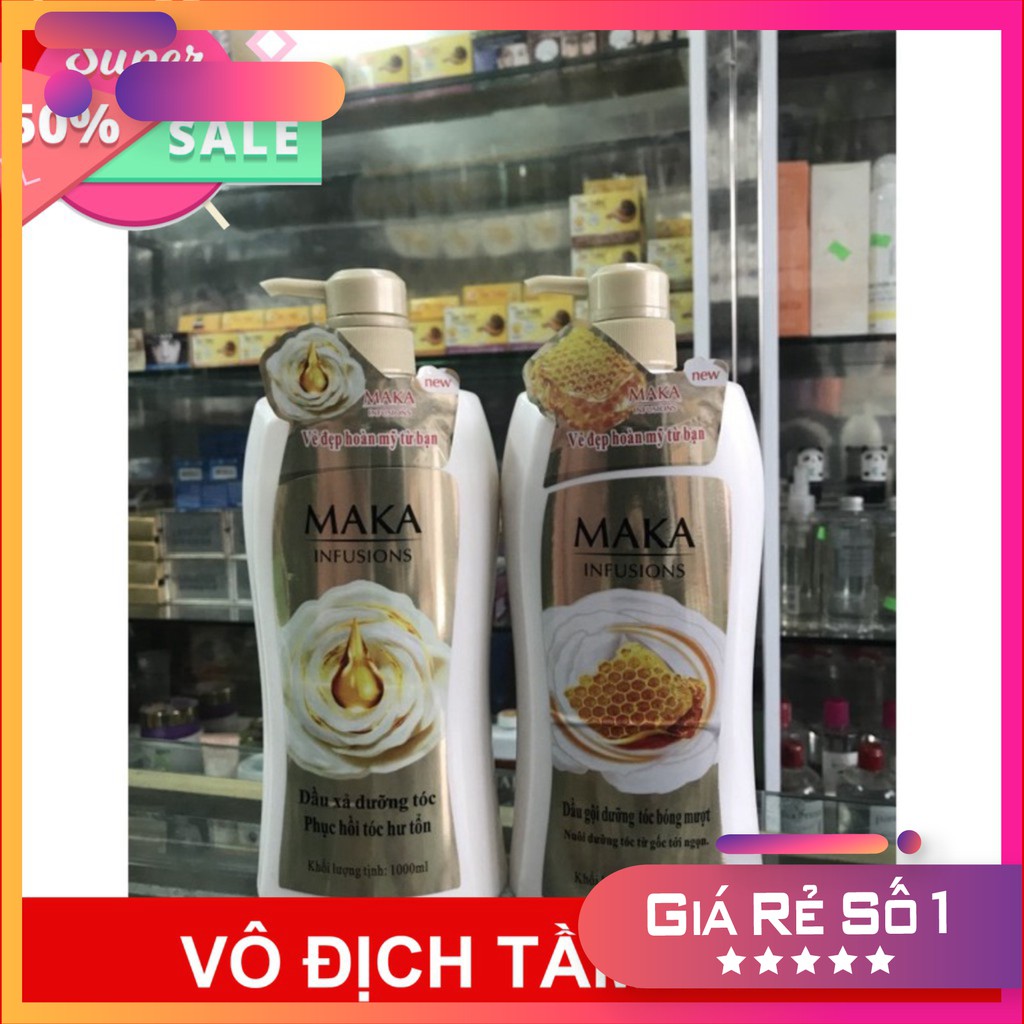 Dầu gội đầu maka 1000ml,500mll