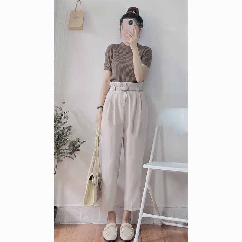 Quần 220 -230 baggy kèm đai