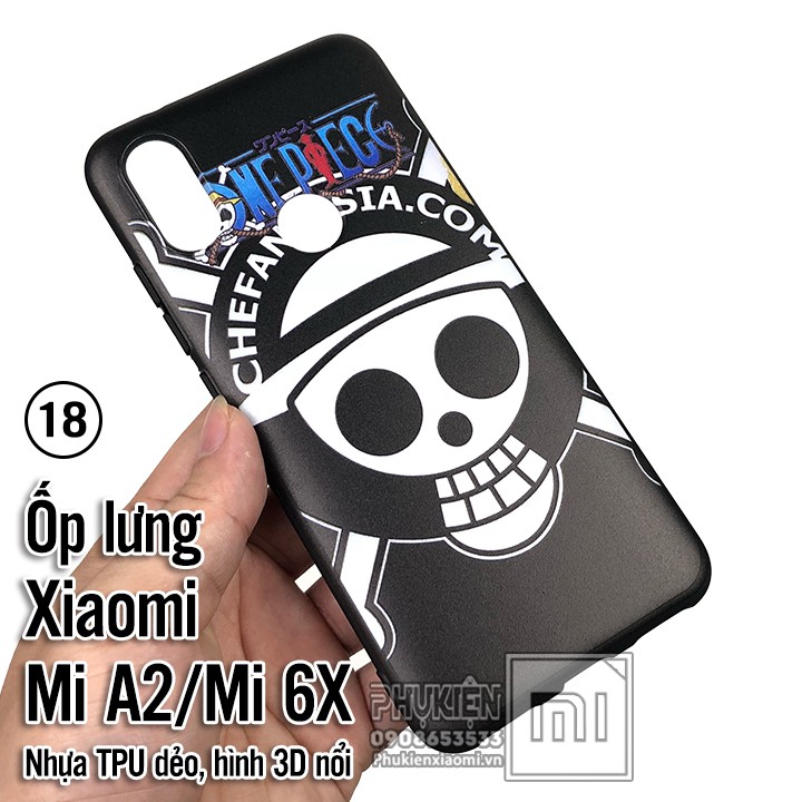 Ốp lưng Xiaomi Mi A2 / Mi 6X hình 3D Nhựa TPU dẻo