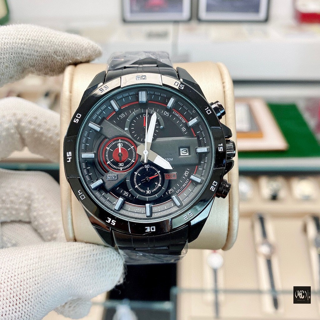 Đồng hồ nam thạch anh đa chức năng CETSIER, chống thấm nước 100mét, series 6 kim, chức năng dạ quang, chính hãng cao cấp