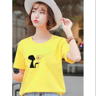 Áo thun in hình bồ công anh